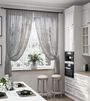 33 идеи для черно-белой кухни - выбор для элегантного дома