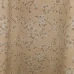 Комплект штор с ламбрекеном Сакура бежевый с тюлем цвета шампань