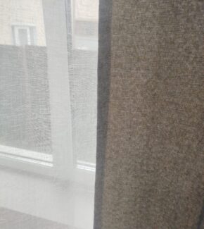 Фотография покупателя: Портьера Linen серо-бежевый M